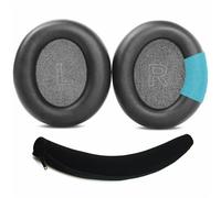 TaiZiChangQin Life Q30/Q35 BT Coussinets de rechange compatibles avec les écouteurs Bluetooth Anker Soundcore Life Q30/Q35 (coussinets en cuir protéiné + couvre-bandeau)