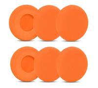 TaiZiChangQin Lot de 6 coussinets de rechange en mousse haute densité compatibles avec casque Koss Porta Pro, KSC11, KSC17, KSC75 - Orange