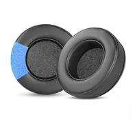 TaiZiChangQin Pro C/Y80B Coussinets de rechange compatibles avec casque OneOdio Studio Wireless Pro C/Y80B - Coussinets en cuir protéiné épais - Mousse à mémoire de forme - Noir