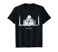 Taj Mahal Agra Indie Vintage Inde Skyline I Love India T-Shirt