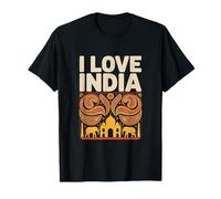 Taj Mahal, éléphant culturel en cachemire de l'Inde T-Shirt