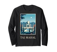 Taj Mahal Inde Architecture Moghol Voyage Art Manche Longue
