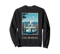 Taj Mahal Inde Architecture Moghol Voyage Art Sweatshirt