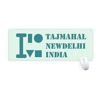 taj mahal new delhi indian tapis de souris large cousues bords mat étendu game bureau