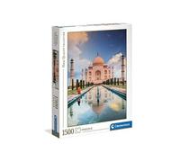 Clementoni - 31818 - Jeu de Création et Logique pour Enfants - à Partir de 14 Ans et Plus - Puzzle Collection - - 1500 Pièces - Le Taj Mahal, Inde