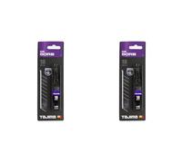 Tajima CB50RB Razar Black Lames de rechange 18 mm, Noir, Set de 10 Pièces (Lot de 2)