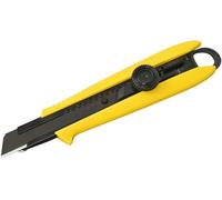 Tajima Cutter 18 mm, Guide de lame extra-dure et lame Razar Black avec molette, 1 pièce, TAJ-19936