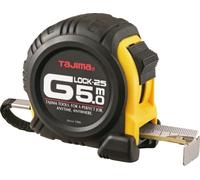 Tajima G5PA0MY Mètre à ruban antichoc 10 x 25 mm, Noir/Jaune