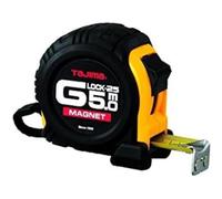 Tajima GM550MY Magnet-G Mètre à ruban 5 m/25 mm, Noir/Jaune