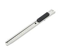 Tajima LC301B Cutter 9 mm avec blocage par bouton-poussoir, Argent