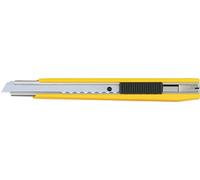 Tajima Cutter LC303YB – 9 mm avec blocage par bouton-poussoir, Jaune
