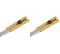 Tajima LC650YB Cutter 25 mm, Argent/noir/jaune (Lot de 2)