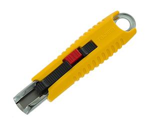 Tajima LC959X Couteau de sécurité pour gaucher et droitier avec système de verrouillage coulissant et poignée automatique