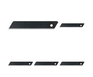Tajima LCB50RBC/K1 Razar Black Lame de cutter 18 mm, Noir, Set de 10 Pièces (Lot de 5)