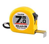 TAJIMA Mètre ruban Hi Lock - 16 ou 25mm - 3 à 10 m - 7 m - 25 mm