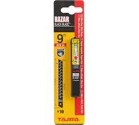 Tajima LCB30RBC Razar Black Lames de rechange 9 mm avec carte 10, Noir, Set de 10 Pièces