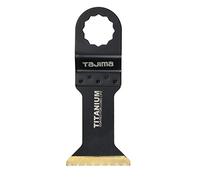 Tajima SBT44 Outil de scie pour outil Multitool Étoile de précision Découpe en bois, plastique, longue durée de vie 44 mm Titan-Bi Métal