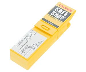 Tajima SS001/Y Safe Snap Étui d'élimination des lames, Jaune