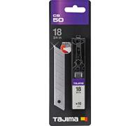 Tajima TAJ-CB50 DORA lame de cutter Endura 18mm, 10 pièces emballées dans un distributeur de lames, CB50