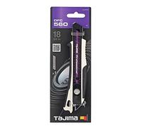 Tajima TAJ-DFC560W DORA FIN Cutter avec lame RAZAR BLACK, avec curseur et aileron, 18 mm, DFC560W, Non Concerné