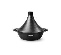 Tajine 28 cm avec Revêtement Marbre Antiadhésif - Compatible Induction - Poignées Silicone - Cheffinger