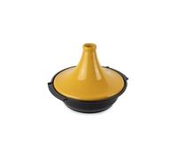 PEUGEOT - Plat à Tajine en Céramique - 30 cm - Compatible Tous Feux y compris Induction - Fabrication Française - Jaune Safran