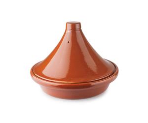Tajine argile émaillée 32 cm marron Ibili