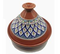 Tajine Casserole en terre cuite, assiette ethnique marocaine tunisienne, 32 cm