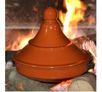Tajine de cuisson en pâte à feu - D 25 cm