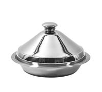 Tajine en Inox Induction 24cm Argent Argent G