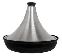 Tajine en aluminium - COSY & TRENDY - Tous feux dont induction - Ø 28 cm - Gris / Noir