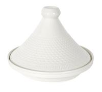 Tajine en céramique coloris blanc (Ø25,5 cm)