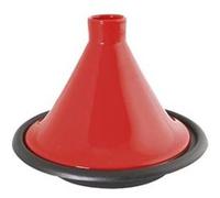 Tajine en Fonte avec Couvercle Crealys 509833 Rouge et Noir