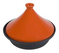 Tajine en fonte - COSY & TRENDY - Tous feux dont induction - Ø 30 cm - Orange / Noir