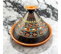 Tajine en terre cuite XL 32 cm - Véritable Pot Ethnique Marocaine/Tunisienne avec Ebook Gratuit 0212242000BIS