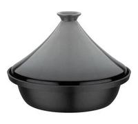 Tajine fonte massive GSW 30 22 cm Couvercle céramique Induction Gris G