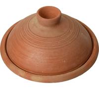 Tajine I Marmite en terre cuite pour la cuisson I Mijoteuse non vernie I 28 cm de diamètre I non toxique