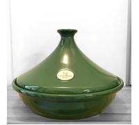 TAJINE IN CERAMICA FLAME DIAMETRO 32 CM COLORE VERDE ALLORO