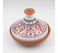 Tajine individuel évasé Bakir rouge - D 22 cm