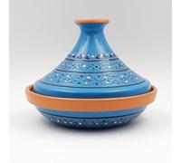 Tajine individuel évasé Marrakech Bleu - D 22 cm