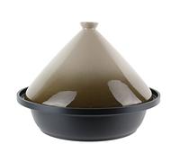 Tajine induction et Vitro-céramique Inox Taupe 30,20 x 30,20 x 23 cm