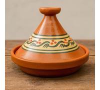 Tajine XL 35 cm en terre cuite peinte à la main - Casserole traditionnelle marocaine/tunisienne + Ebook gratuit 3107251001