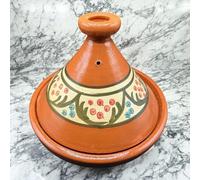 Tajine XL 35 cm en terre cuite peinte à la main - Casserole traditionnelle marocaine/tunisienne + Ebook gratuit 3107251033