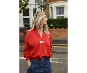 Tajinebanane - Sweatshirt d allaitement Mom Red Breastfeeding - S