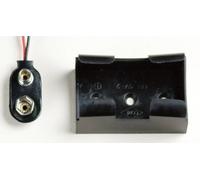 Takachi BH9V2 Support de pile 1x 6LR61 (9 V) raccordement par empreinte pile 9V, raccordement par fils (L x l x H) 49.3 x 29.2