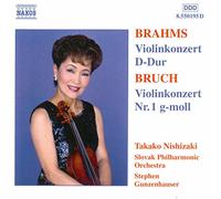 Takako Nishizaki – Concertos pour violon (Brahms, Bruch)