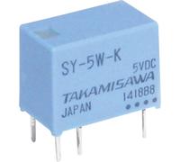 Takamisawa SY-12W-K Relais pour circuits imprimés 12 V/DC 1 A 1 inverseur (RT)