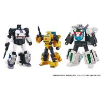 Takara Tomy Dramatic Capture Series Cybertron Chase Pack de 3 Figurines (Bumblebee, Jazz, Wheeljack)