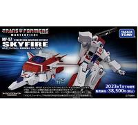 Takara Tomy Transformers Masterpiece MP-57 Cybertron Aviation Defense Skyfire Jetfire | Transformers Action Figure, Bleu, Argenté