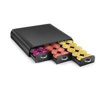 Take a Break - Range-dosettes sous cafetière 3 tiroirs compatible Nespresso, Vertuo, Dolce Gusto et Special. T - Plastique - Noir - 34,2 x 32,7 x 6,9